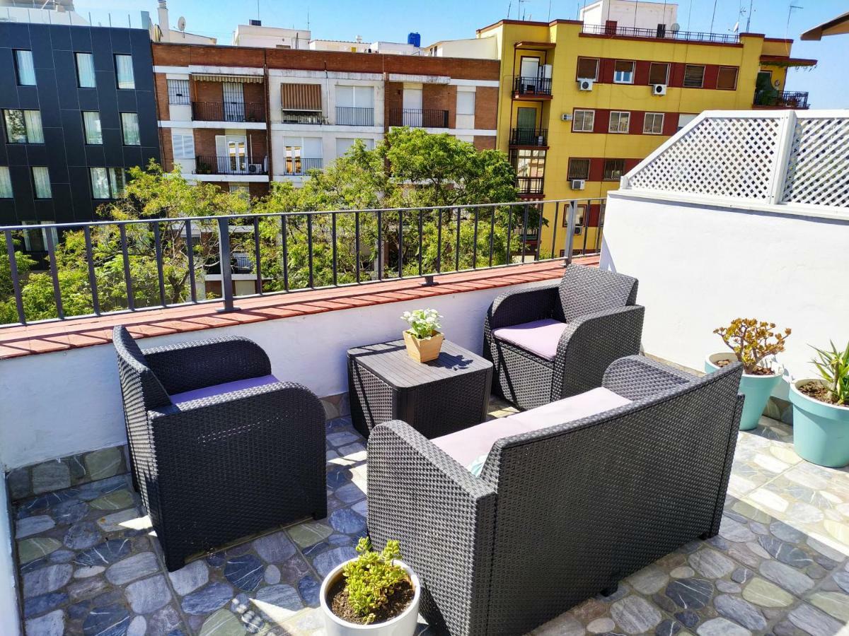 Apartamento Charming Terrace - Sunny Chill Out Terrace Sevilla Exterior foto
